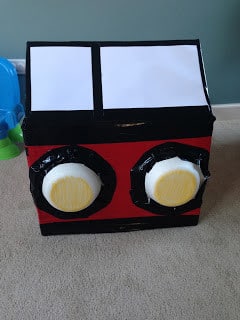 Turn an Old Box into a Fire Truck
