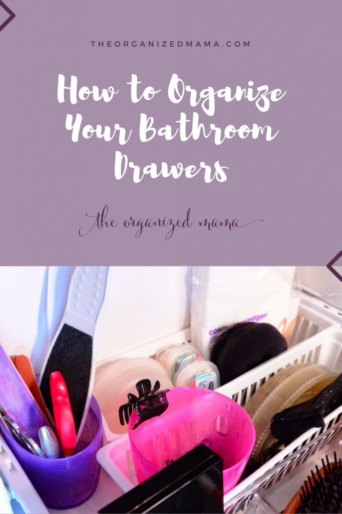 How to Organize Your Bathroom Drawers #bathroom #organization