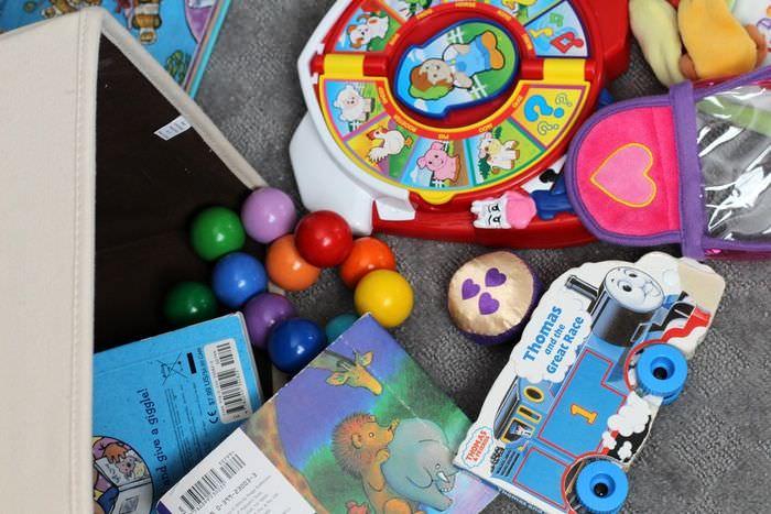 Organizing Toys In Main Living Room - Toys In Bedroom Bin