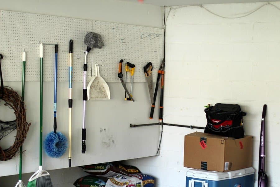 organizing the garage