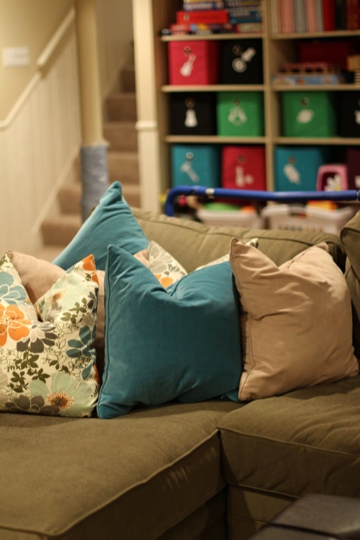 How To Organize Your Basement - Couch Basement