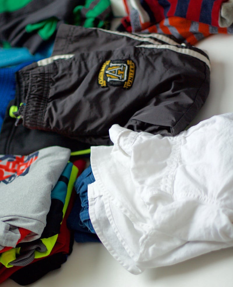 Boys Clothes Packing