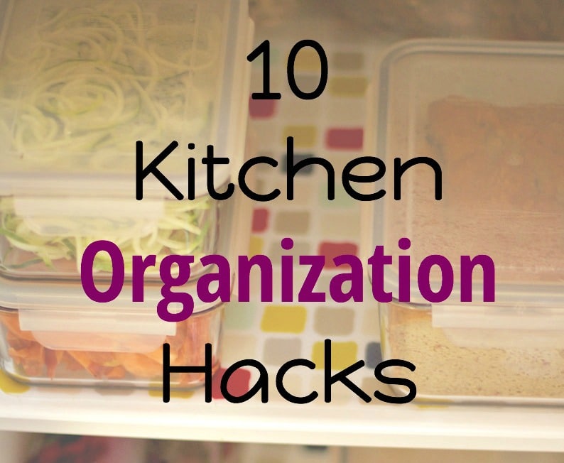kitchen organization hacks