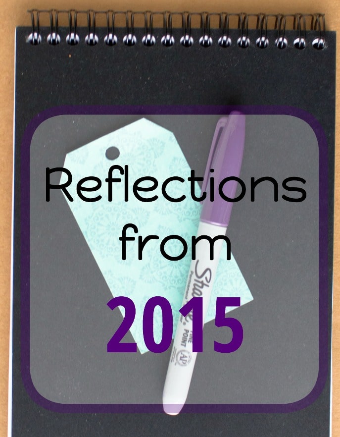 Reflections from 2015