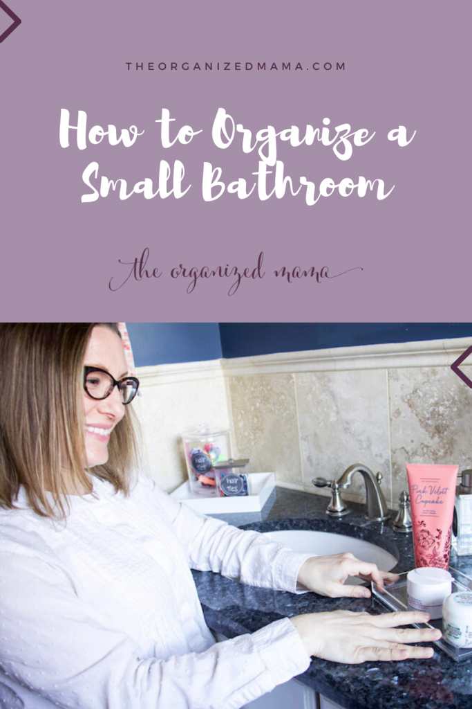 How to Organize a Small Bathroom #bathroom #organization