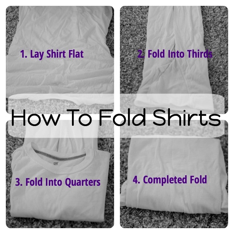 Folding T-Shirts