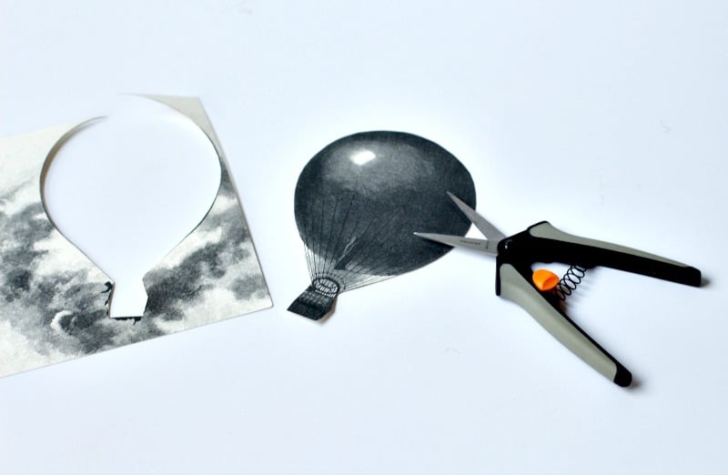 Cutting Hot Air Balloon