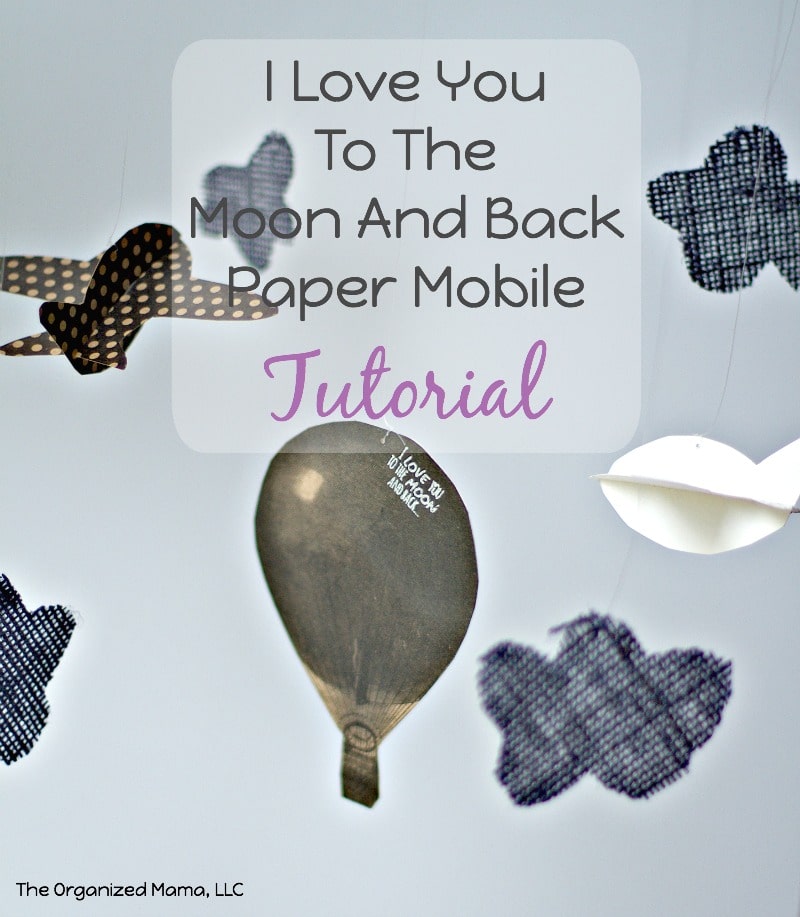 I Love You Paper Mobile Tutorial