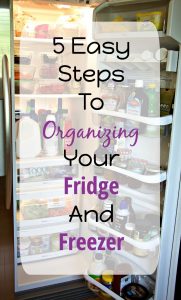 5 Easy Steps To Organize Your Fridge And Freezer