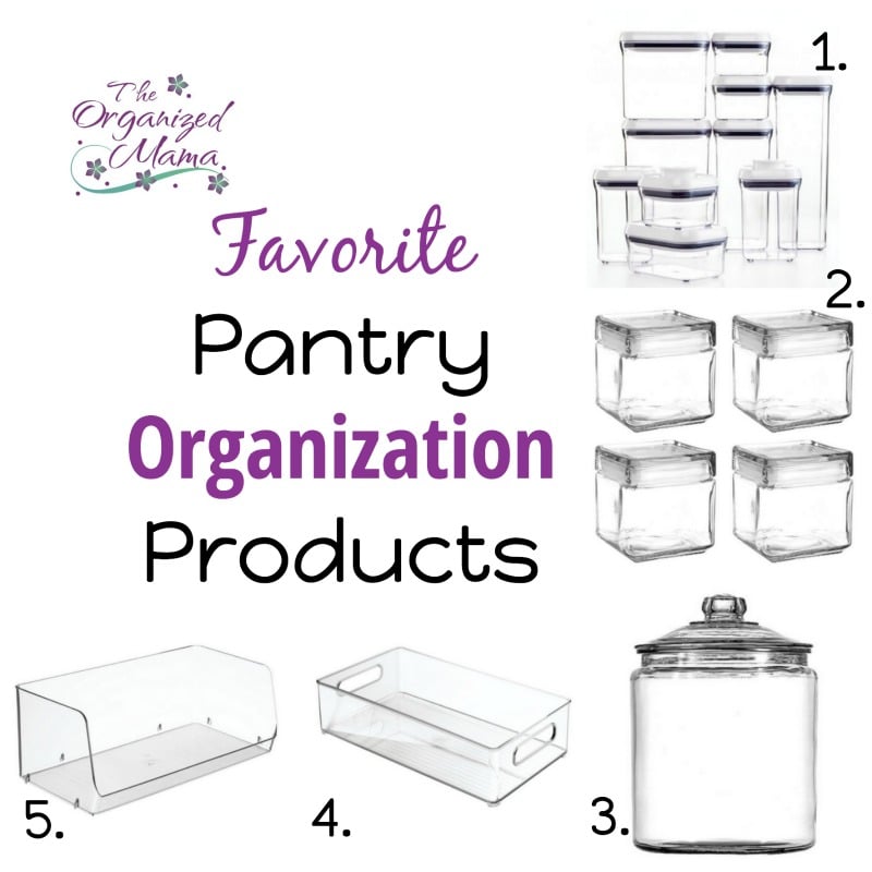 Organizing Products Pantry