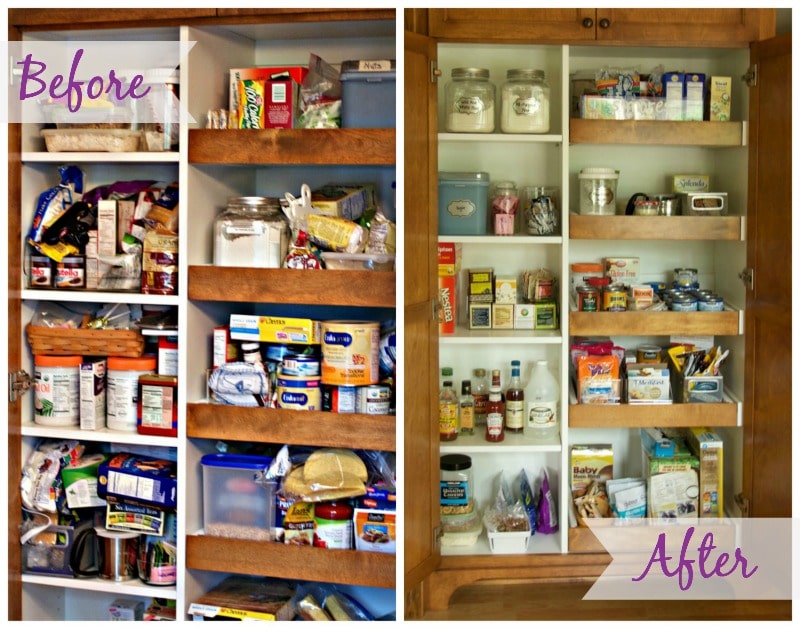 Pantry Before And After