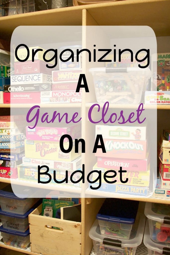Organizing A Game Closet On A Budget