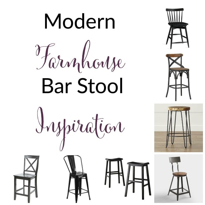 modern farmhouse inspired bar stool round up