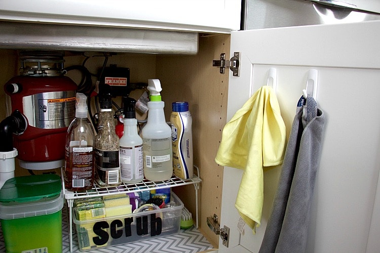 Organize Under Kitchen Sink