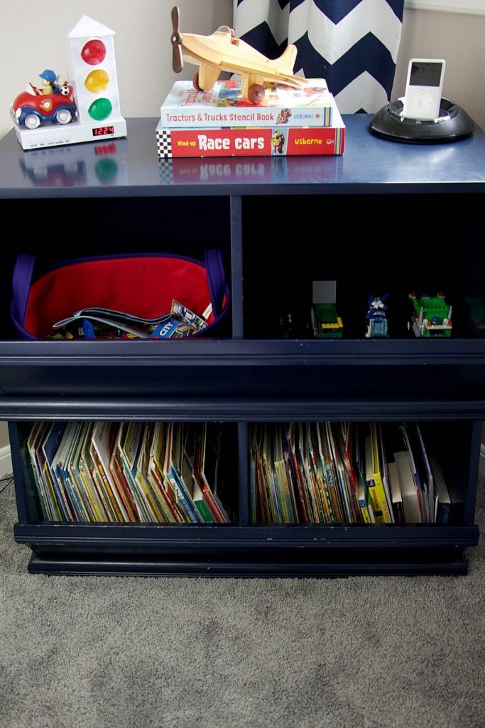 Bookshelf preschool bedroom
