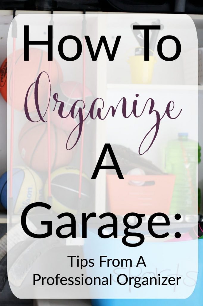 how to organize a garage