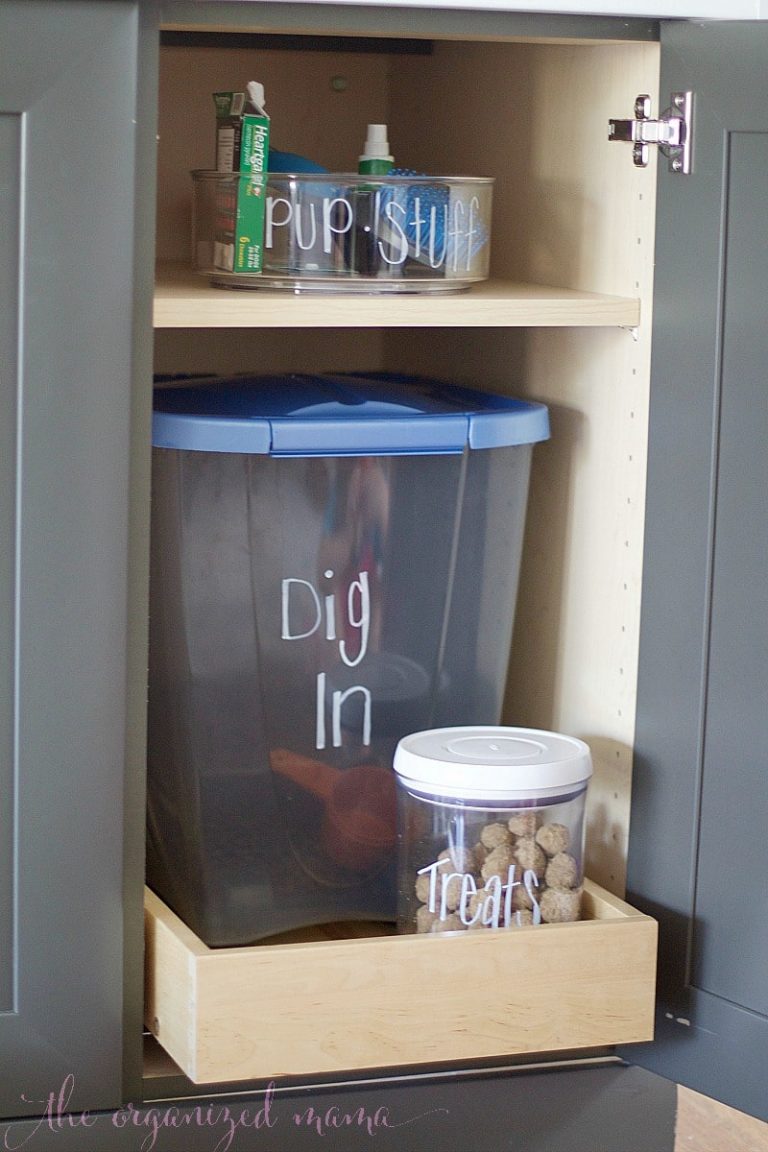 Easiest Ways To Organize Pet Supplies - The Organized Mama