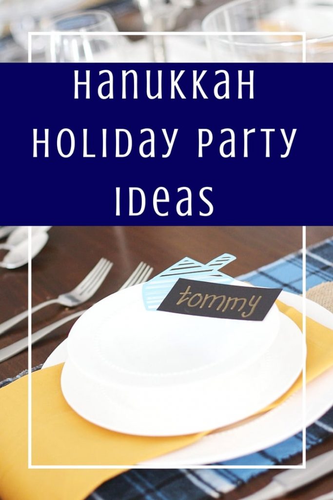 When it comes time to the holidays, planning your party shouldn't be stressful! Easy ways to decorate for your Hanukkah holiday party! #hanukkah #eventplanning