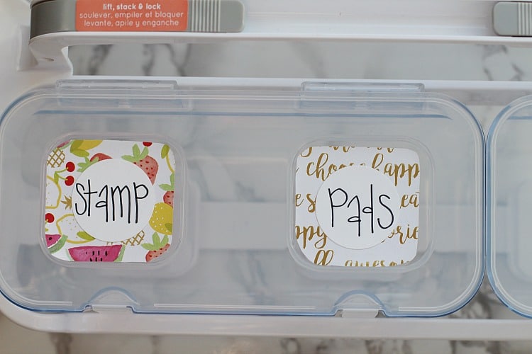 Learn tricks on how to easily store kids art supplies from a professional organizer! Not only is the storage cute, but it is totally functional! #kids #artsandcrafts #organize