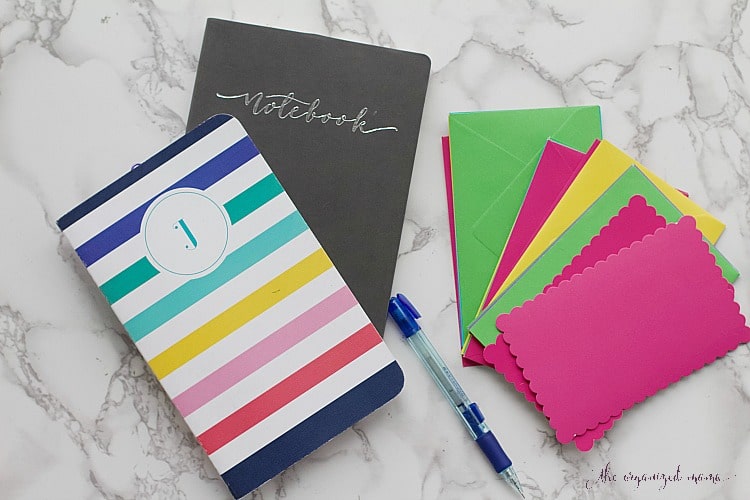 paper clutter notebooks stationary