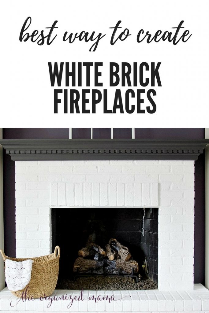 white brick fireplace pin
