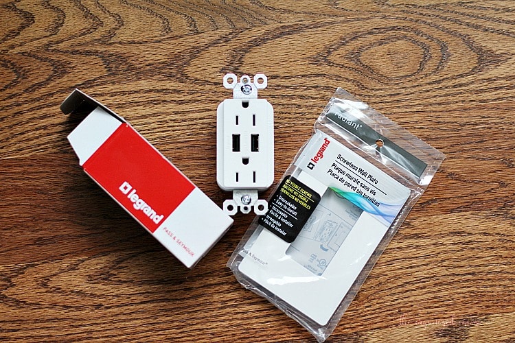 Sharing tips for ways to organize electrical panels so you can swap them out for USB plug ins from Legrand. They are easy to use and super stylish products! #electrical #usb #legrand