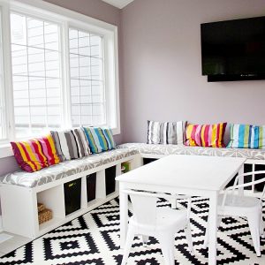 How to orgnaize a playroom with tips from a professional.