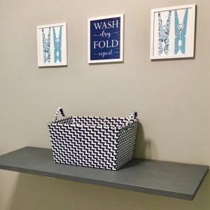 Want a fantastic folding table for your laundry room that doesn’t take up any extra space? Make folding your clothes a little easier with The Quick Bench! 