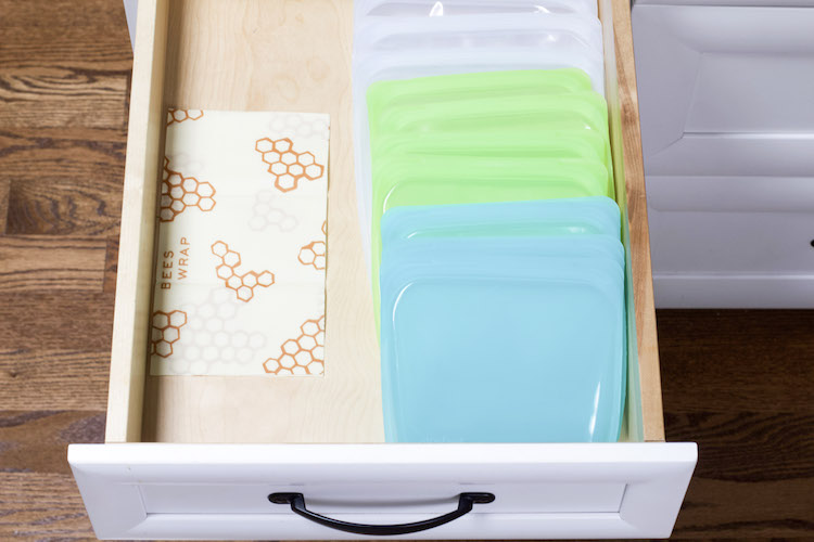 Stashers storage in drawer
