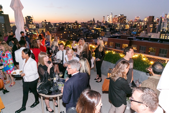 rooftop at public hotel in ny for better homes and gardens stylemaker 2019 event