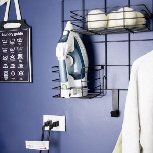 how to utilize wall space in small laundry rooms #laundryroom