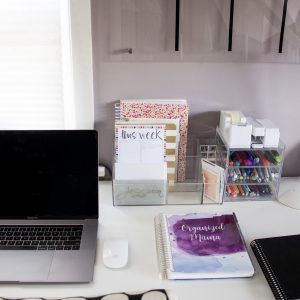 how to start an online business desk with planner