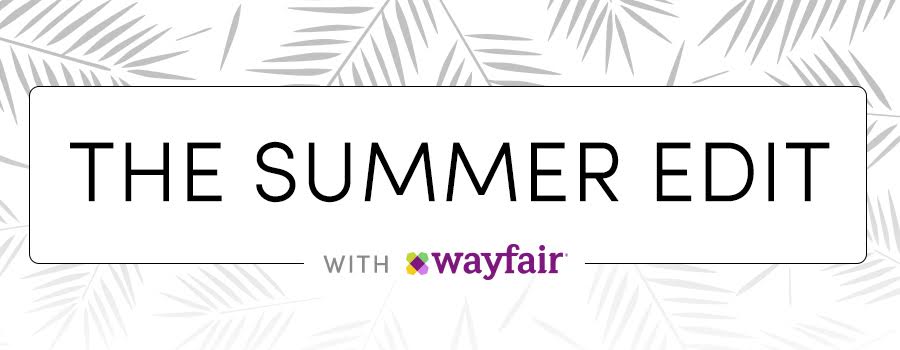 The Summer Edit with Wayfair logo