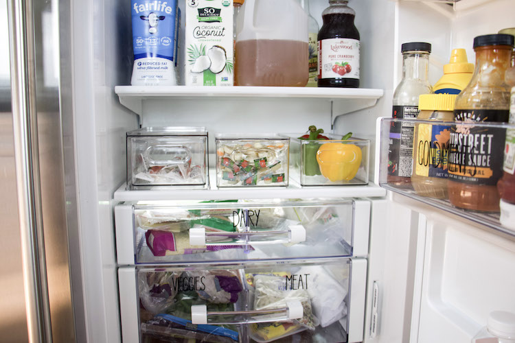 how to organize a fridge easily