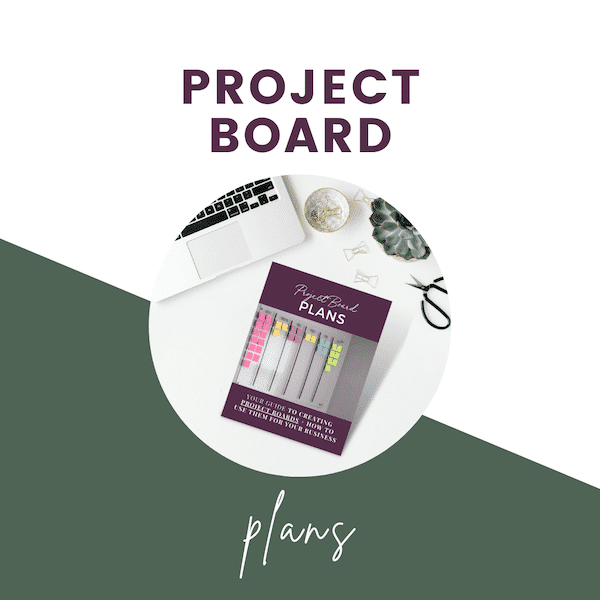 project board plans shop graphic