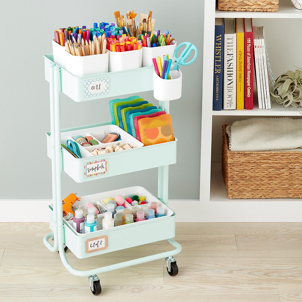 the container store craft cart