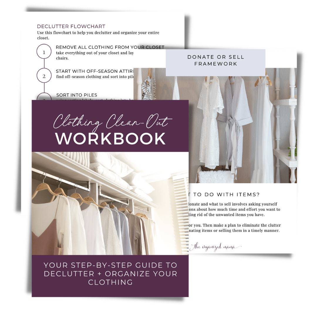 pages inside the clothing workbook