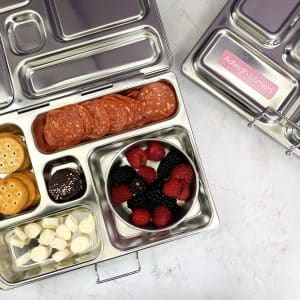 lunchbox with ideas on meals