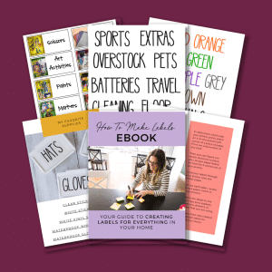 how to make labels ebook with three types of labels