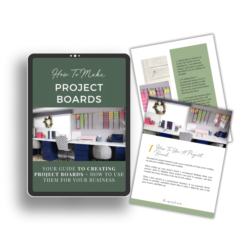 How To Make A Project Board Workbook