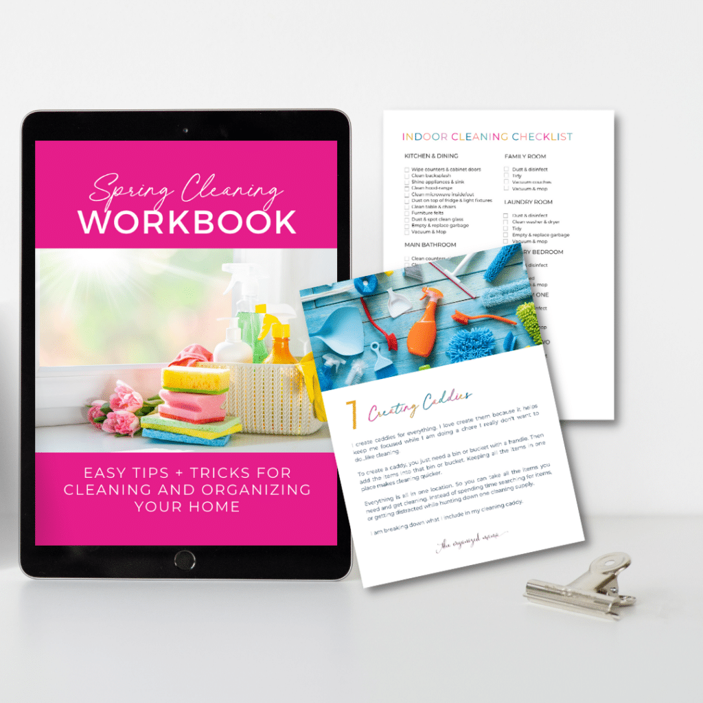 Spring Cleaning Workbook: Your Solution to a Fresh Start